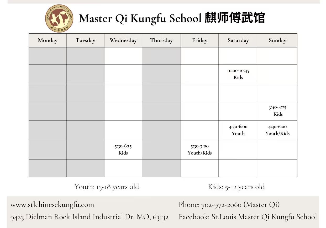 Schedule